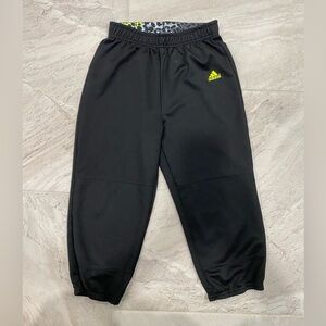Adidas Kids Black Softball baseball Pants sizeM